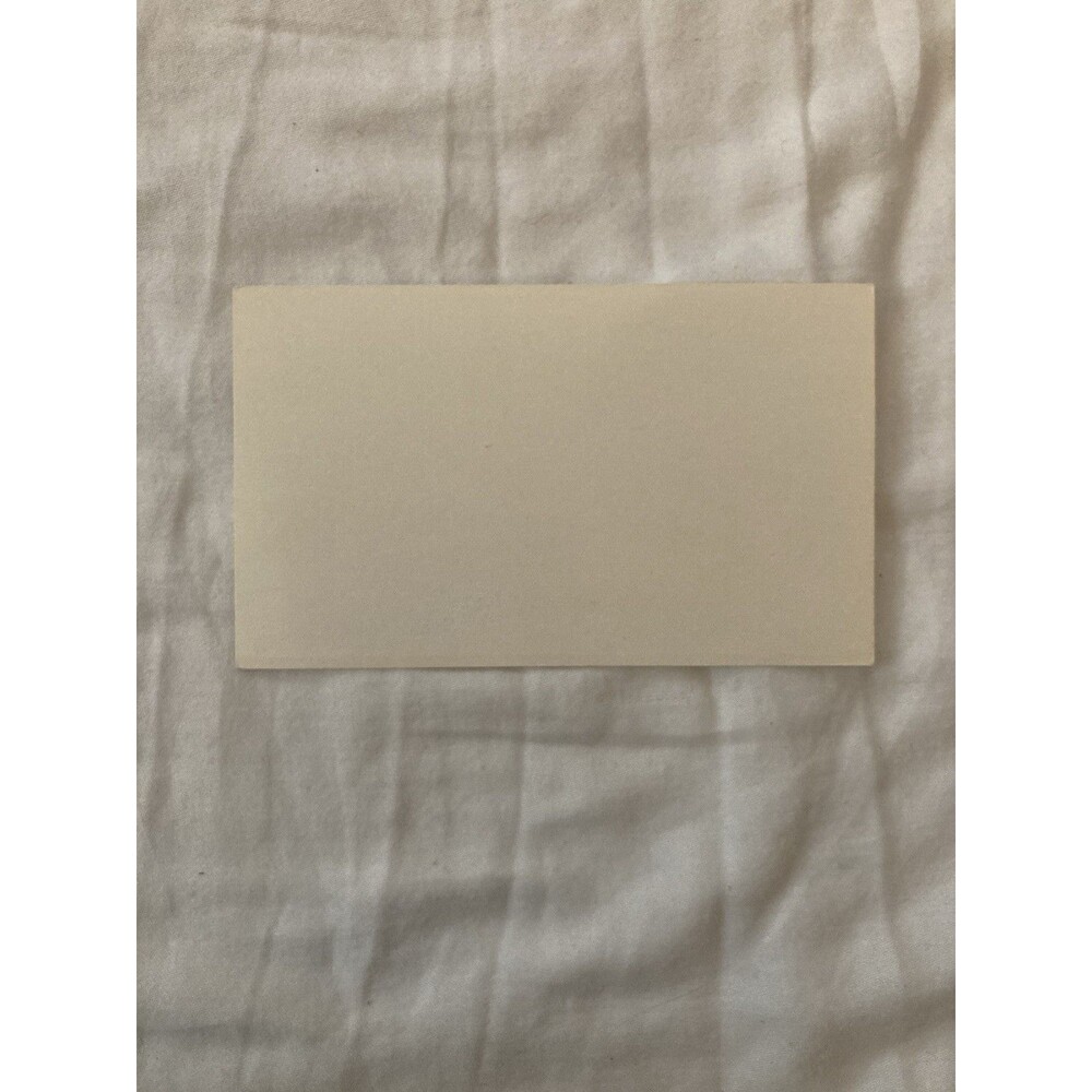 Unbranded 3x5 inch Plain/Blank Index Cards - White | 1 Index Card Only
